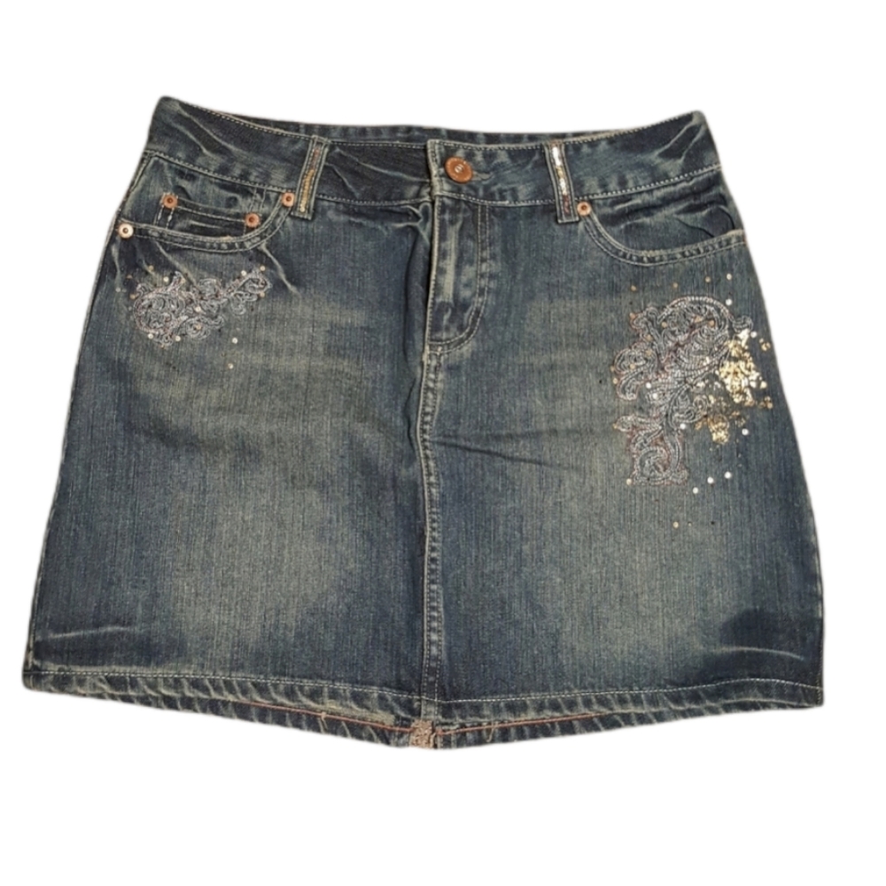 AMERICAN EAGLE OUTFITTERS Denim mini skirt